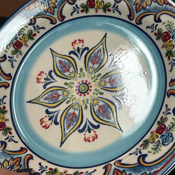 Zanzibar Dinner Plate by Euro Ceramica - Picture 4 of 7